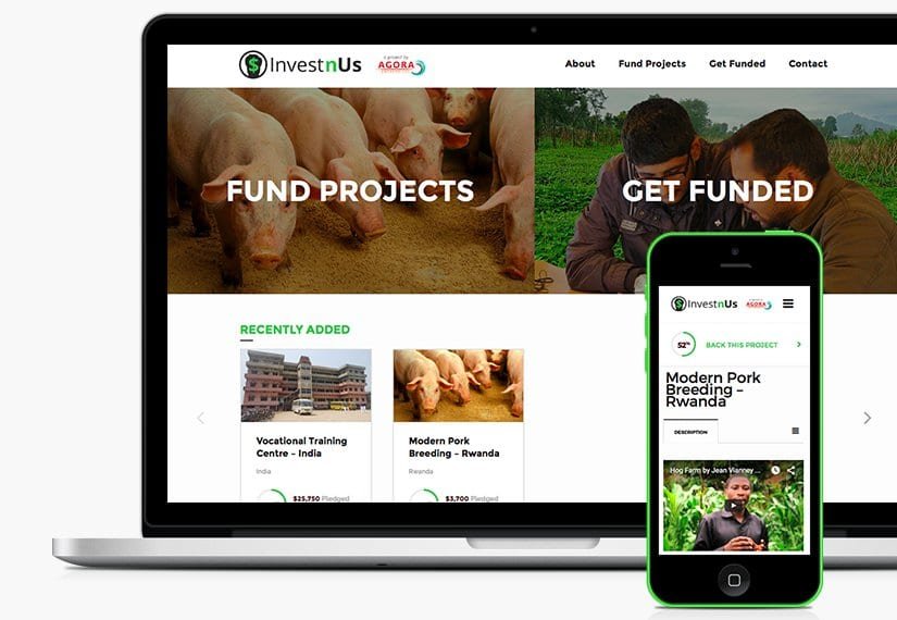 fundraising website by Garetii Media