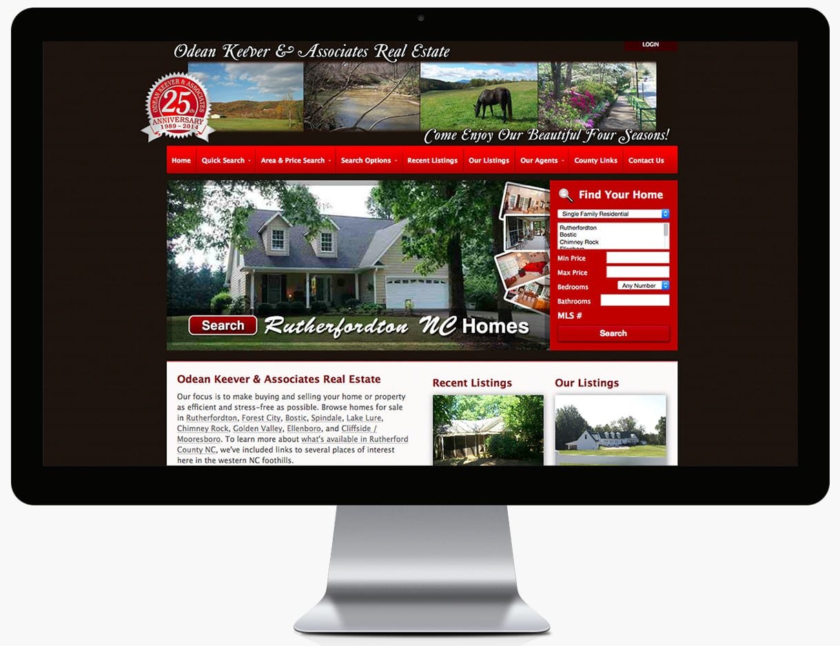 Odean Keever & Associates - a real estate website by Garetii Media